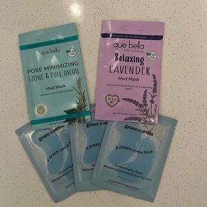 Mud Mask and Eye Mask Skincare Set